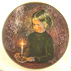 Jennifer By Candlelight collector plate by William Bruckner