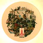 Summer Olympics - Moscow collector plate by Alton S. Tobey