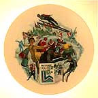 Winter Olympics - Lake Placid collector plate by Alton S. Tobey