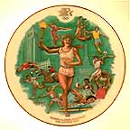 Summer Olympics - Los Angeles collector plate by Alton S. Tobey