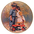 Old Fashioned Persuasion collector plate by Eugene Christopherson
