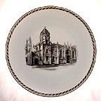 Monastery Of Jeronimo collector plate