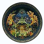 The Fisherman And The Magic Fish collector plate by Nicolai Lopatin