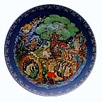 Lukomorya collector plate by Roman Belousov