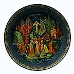 Tsar Saltan collector plate by Galina Zhiryakova