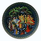 The Twelve Months collector plate by Nicolai Lopatin