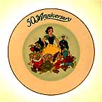 Snow White's 50th Anniversary collector plate by Disney Studio Artists