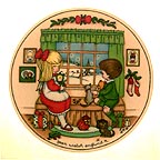 Waiting For Christmas collector plate by Joan Walsh Anglund