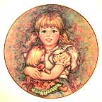 Cherish collector plate by Mary Vickers
