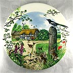 The Farm Cottage collector plate by Colin Newman