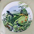Rolling Hills And Grasslands collector plate by Colin Newman