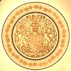 Queens Silver Jubilee collector plate
