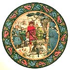 Arthur Draws The Sword collector plate by Richard Hook