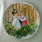 Be My Friend collector plate by Mary Vickers
