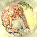 The Love Letter collector plate by Mary Vickers