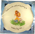 Mothers Are The Nicest Part Of Growing Up collector plate by Gigi