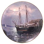 Shimmering Light Of Dusk collector plate by Charles Vickery