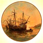Ashore At Dawn collector plate by Jordi Penalva