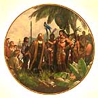 Bringing Together Two Cultures collector plate by Jordi Penalva