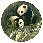 Under Watchful Eyes collector plate by Will Nelson