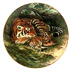 The Siberian Tiger collector plate by Will Nelson