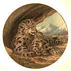 The Snow Leopard collector plate by Will Nelson