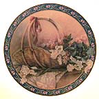 Irises collector plate by Lena Liu