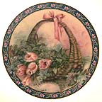 Tulips And Lilacs collector plate by Lena Liu