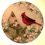 Morning Serenade collector plate by Lena Liu