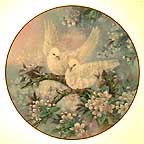 The Doves collector plate by Lena Liu