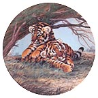 Nap Time collector plate by Charles Frac&eacute;