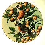 Summer Gold: The Robin collector plate by Carl Brenders