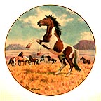 The Mustang collector plate by Donald Schwartz