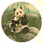 A Mother's Care collector plate by Joyce Bridgett