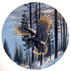 Evening Glimmer collector plate by Cynthie Fisher