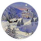 I'll Be Home For Christmas collector plate by Jean Sias