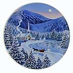 Silent Night collector plate by Jean Sias