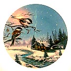 Full Moon Companions collector plate by D. L. 