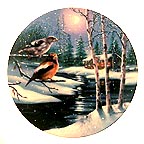 Night Lights collector plate by D. L. 