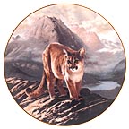 The Cougar collector plate by Charles Frac&eacute;