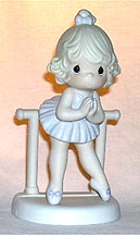Enesco Precious Moments Figurine - Lord Keep Me On My Toes