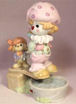 Enesco Precious Moments Figurine - Friends Are Never Far Behind