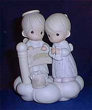 Enesco Precious Moments Figurine - No Tears Past The Gate