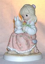 Enesco Precious Moments Figurine - Living Each Day With Love