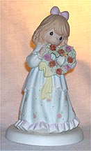 Enesco Precious Moments Figurine - A Smile Is Cherished In The Heart