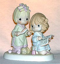 Enesco Precious Moments Figurine - Friends Always Deserve Special Treatment