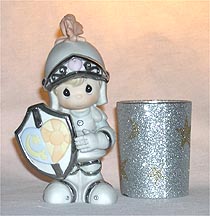 Enesco Precious Moments Figurine - I Love You Knight And Day