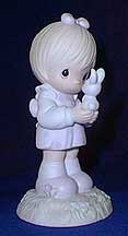 Enesco Precious Moments Figurine - Wishing You A Happy Easter