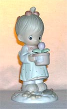 Enesco Precious Moments Figurine - May Girl