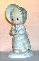 Enesco Precious Moments Figurine - December Girl